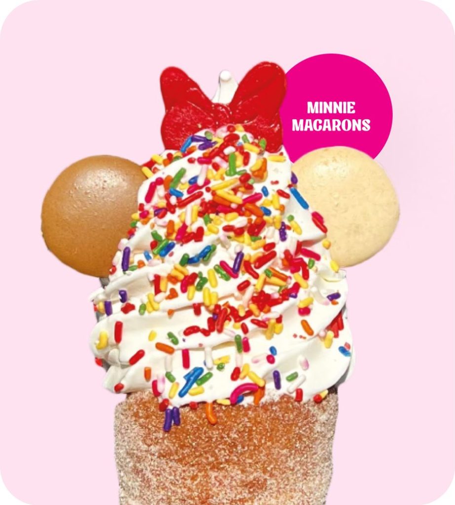 Minnie Macarons ice cream