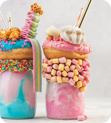 Fairy Bread milkshake