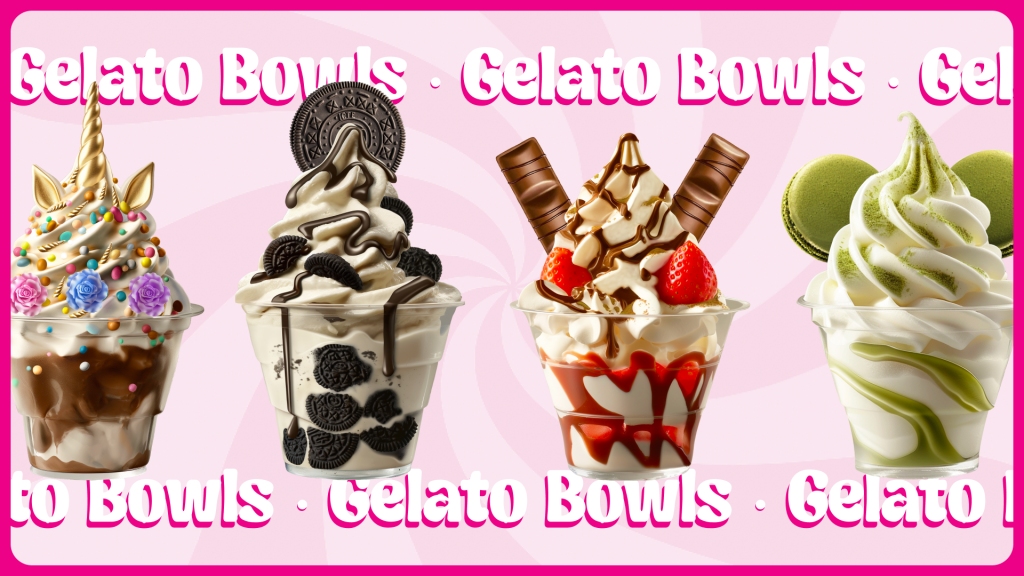 Gelato bowls